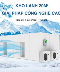 Thiết kế kho lạnh 20 khối | Lắp kho lạnh 20m³ chuyên nghiệp 5 kho lạnh 20m3 hiện đại