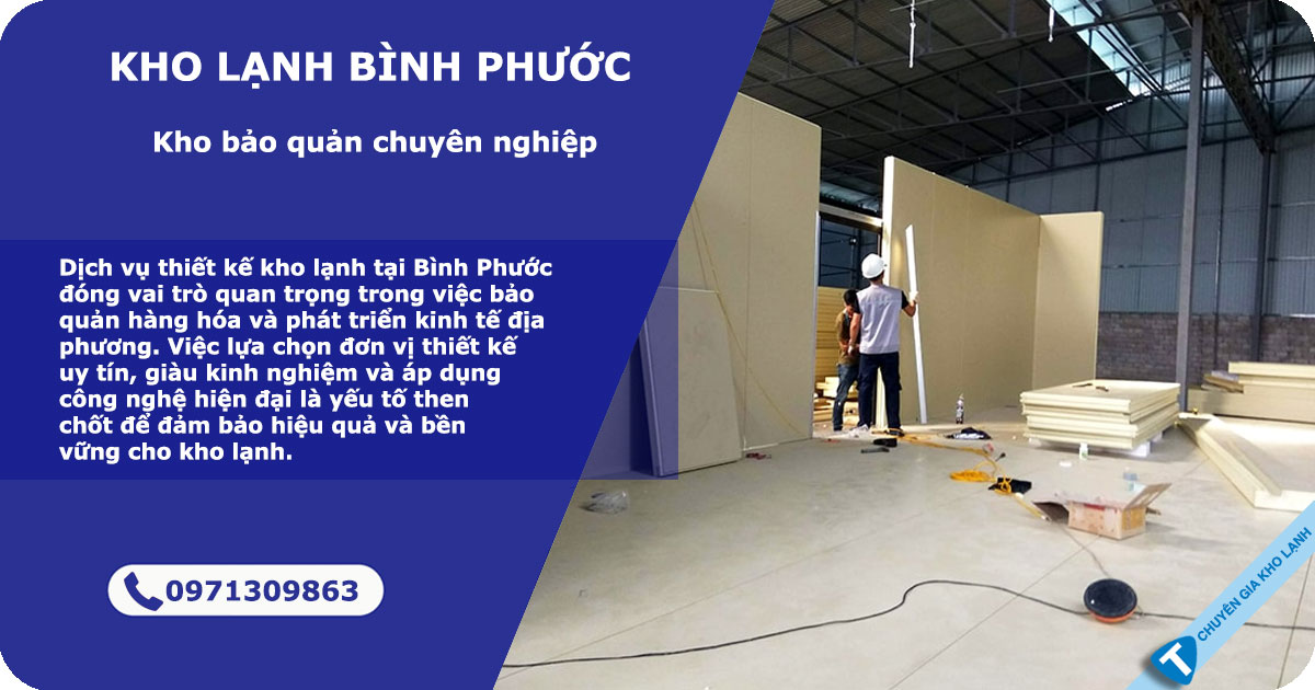 Dịch vụ thiết kế kho lạnh tại Bình Phước 13 Kho lạnh Bình Phước